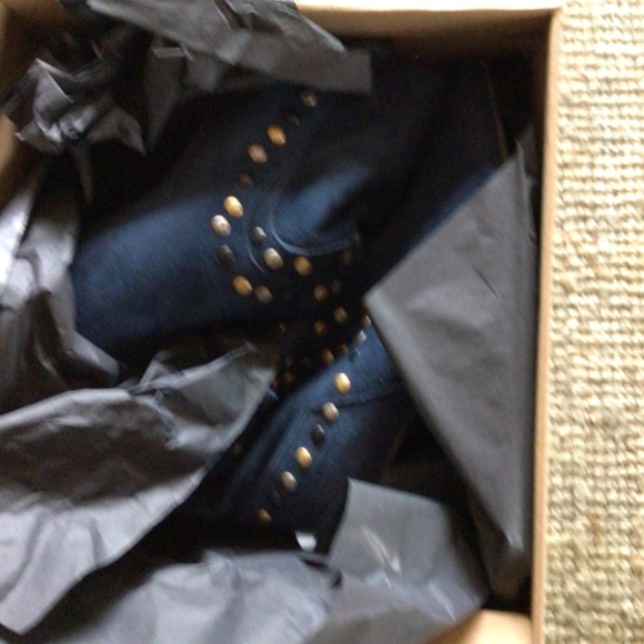 Sale! Rare Free People studded Dakota suede boot - Picture 10 of 13